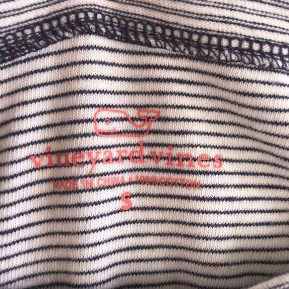 Vineyard Vines Boatneck Striped Short Sleeve Tee - 100% Cotton - Picture 3 of 6